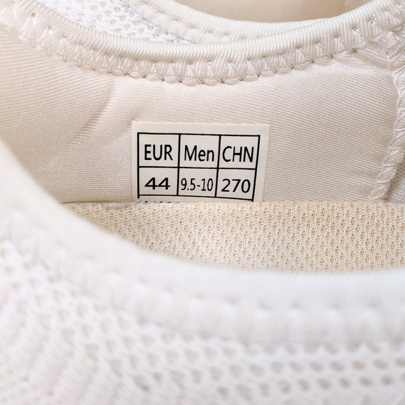 White Men's Knit Sneakers Laminoa - Picture 7 of 8